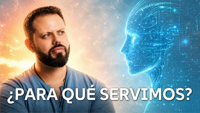 Thumbnail del episodio: ¿Para qué servimos los humanos si la IA es tan buena?